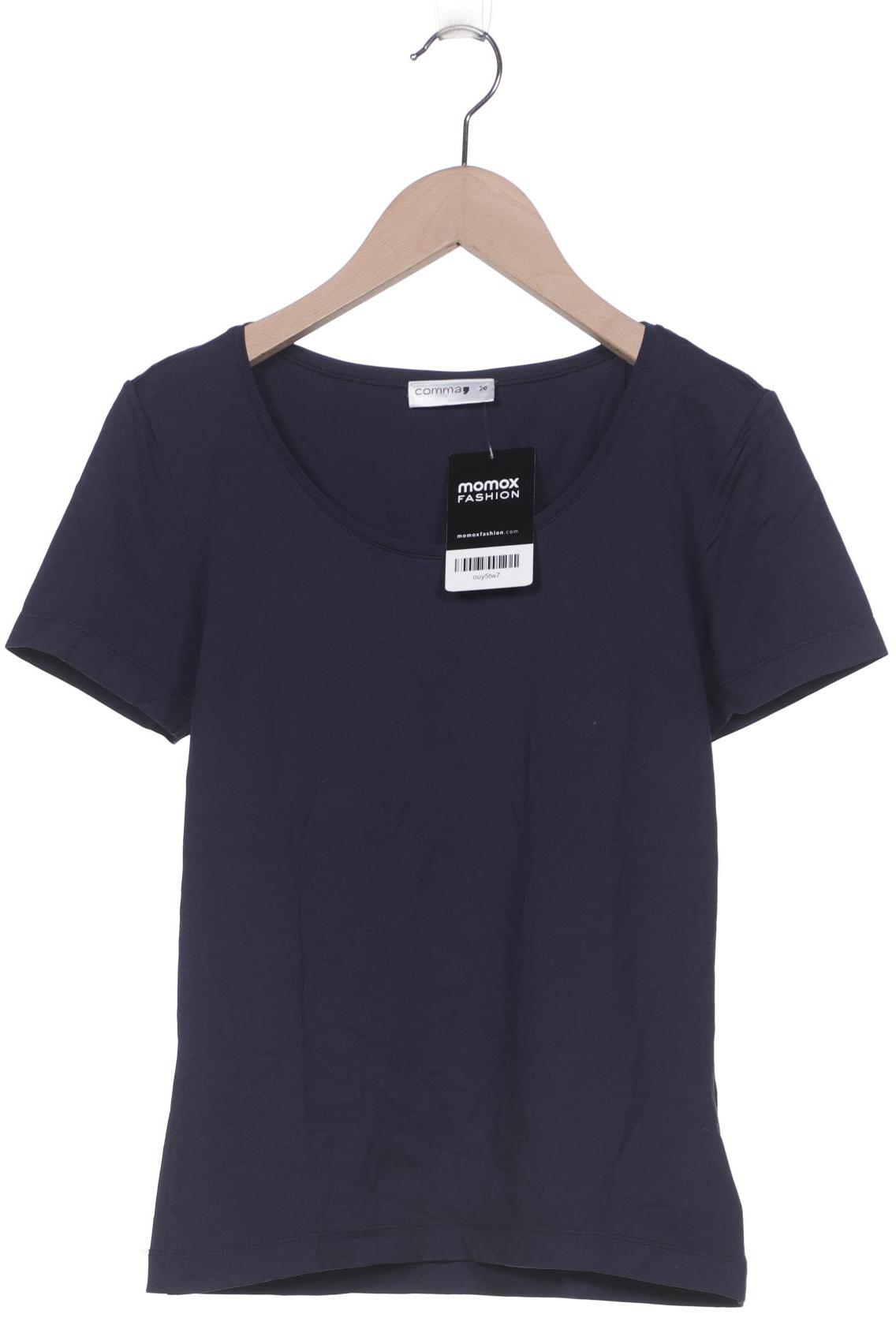 

Comma Damen T-Shirt, marineblau, Gr. 36