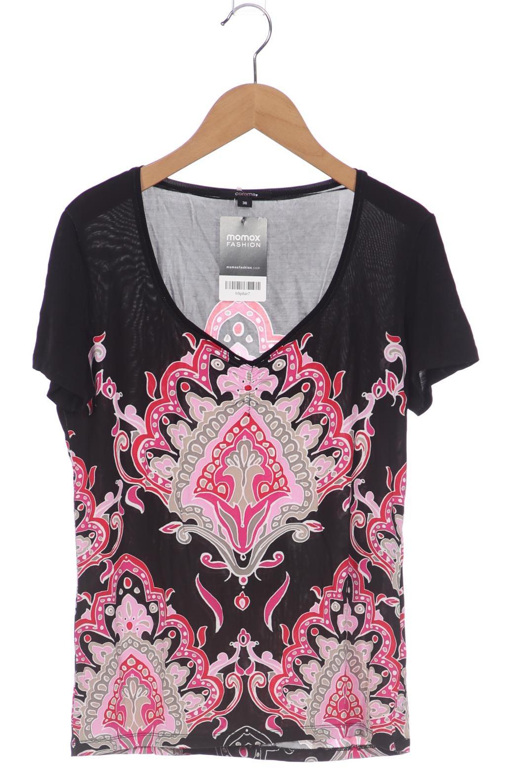 

Comma Damen T-Shirt, mehrfarbig, Gr. 36