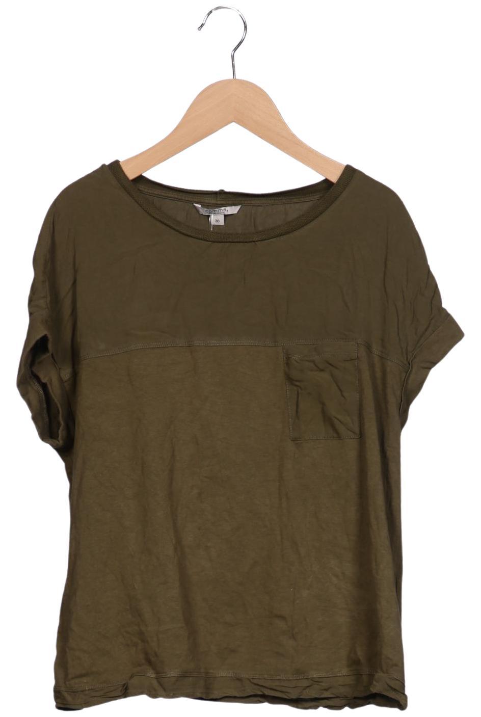 

Comma Damen T-Shirt, grün, Gr. 36