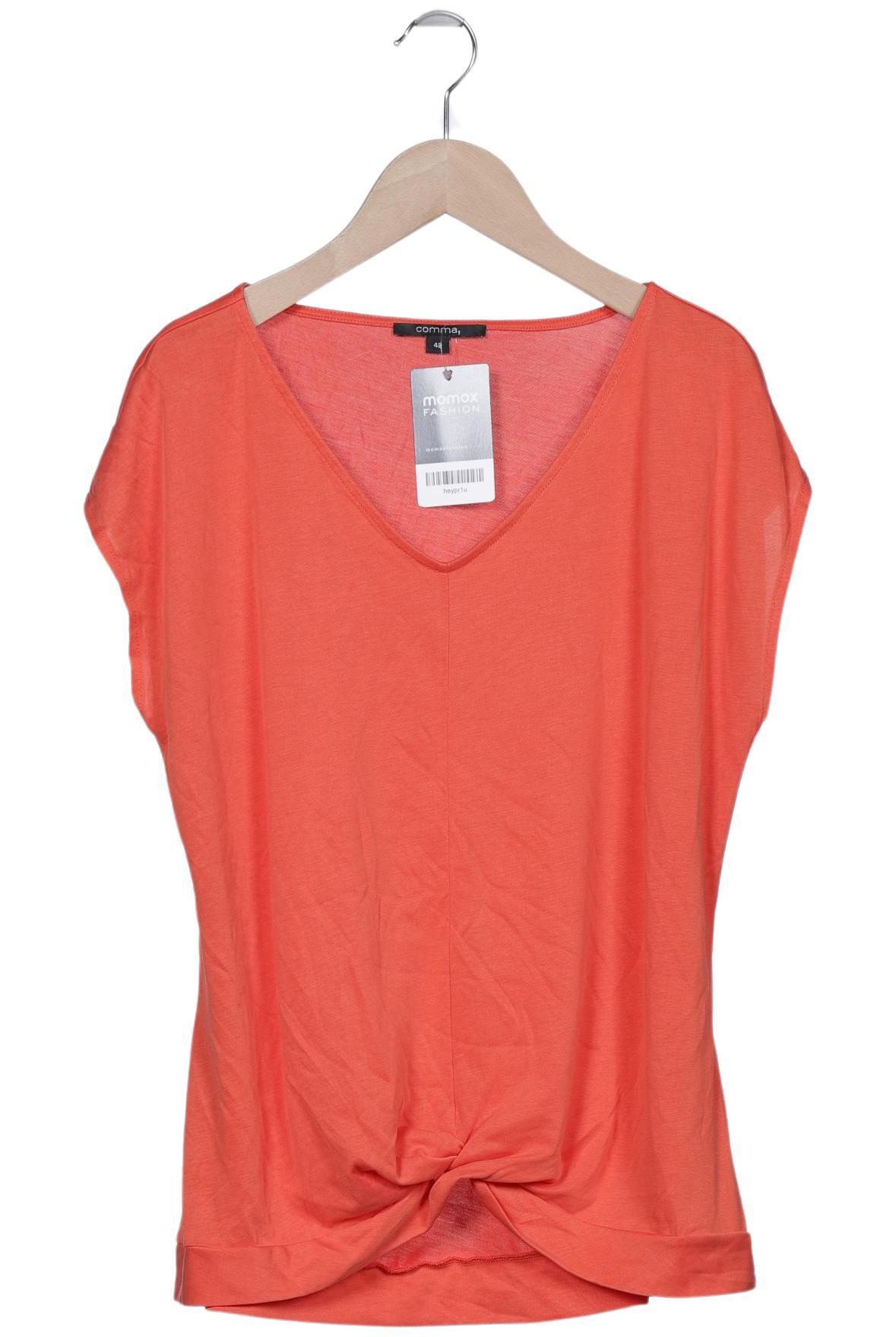 

Comma Damen T-Shirt, orange, Gr. 42