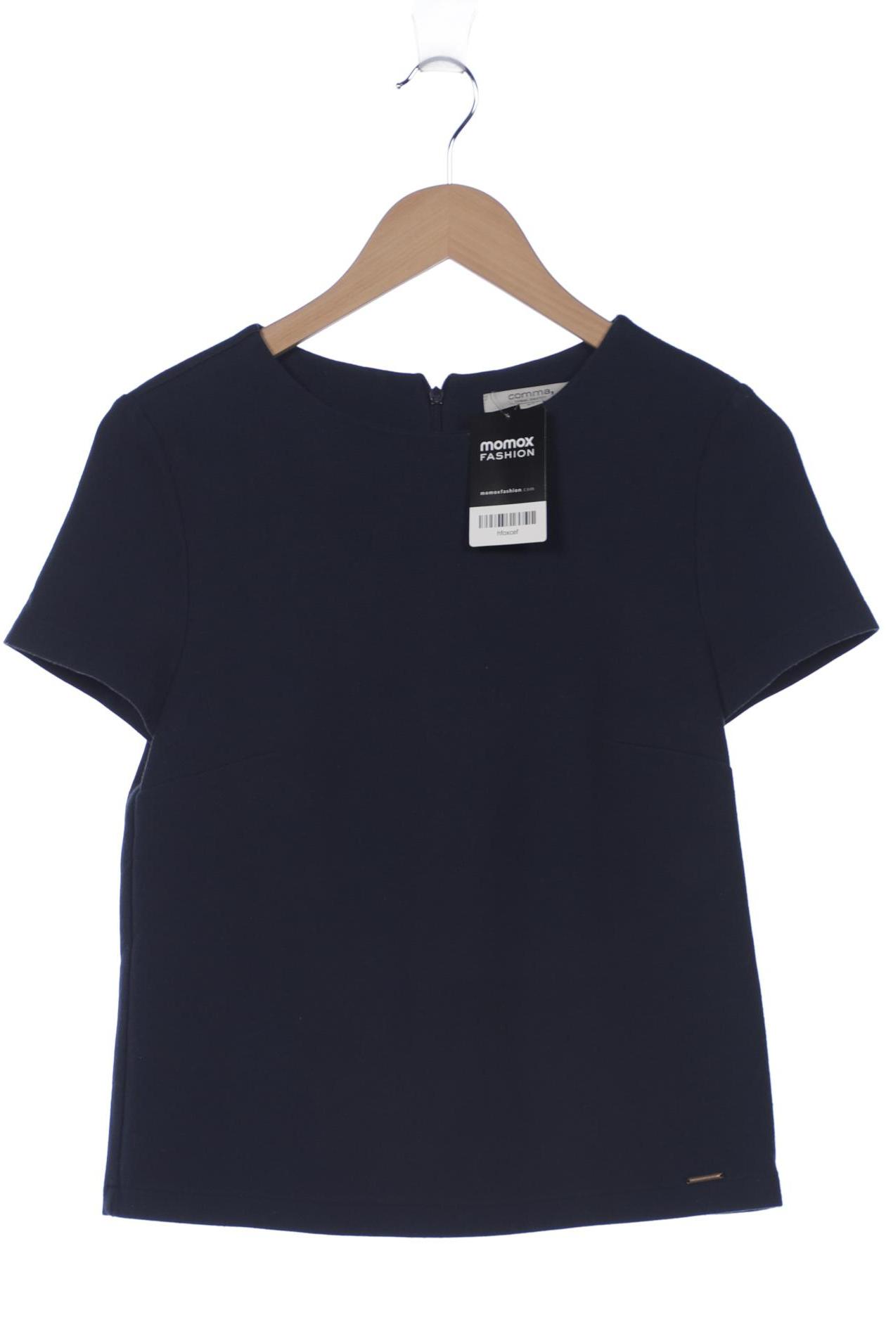 

Comma Damen T-Shirt, marineblau