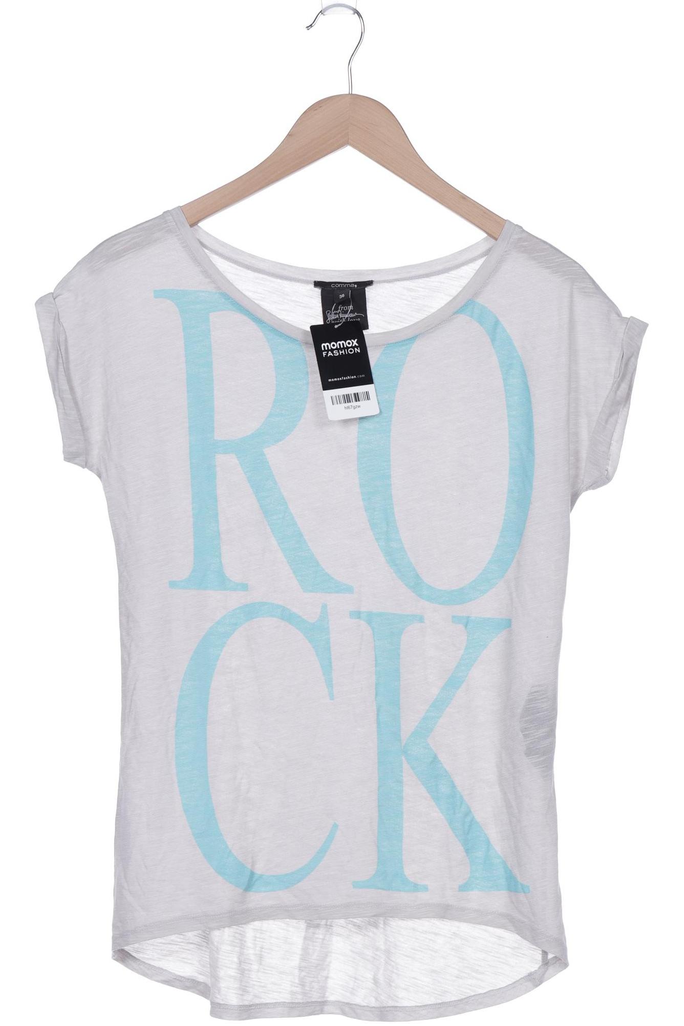 

Comma Damen T-Shirt, grau, Gr. 36