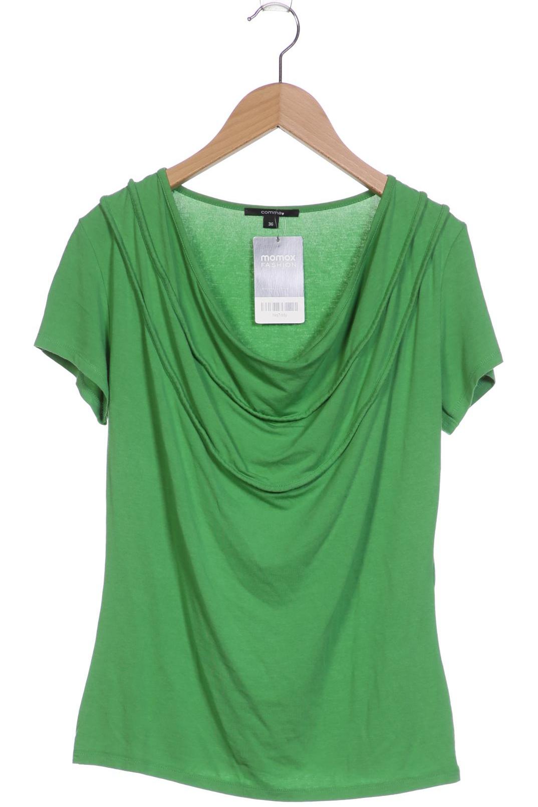 

Comma Damen T-Shirt, grün, Gr. 36