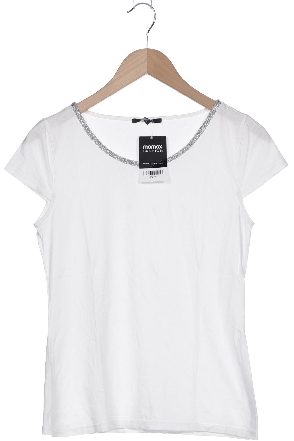 

Comma Damen T-Shirt, weiß, Gr. 36