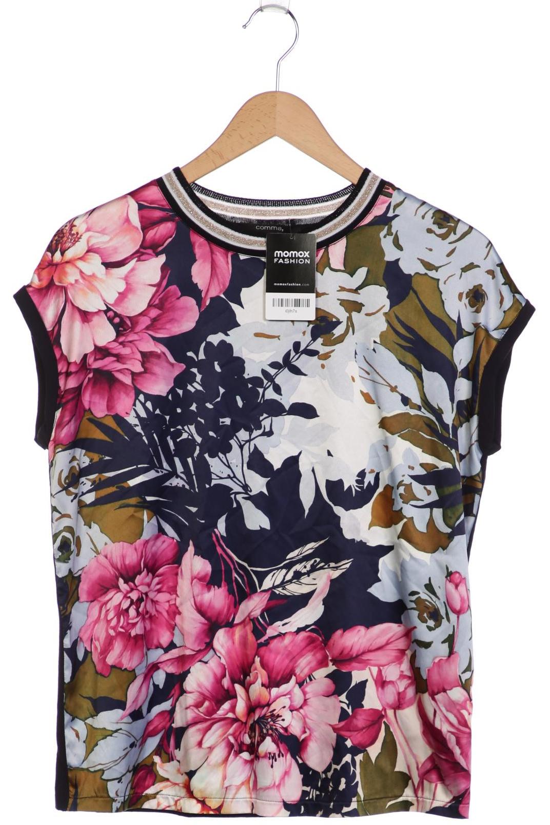 

Comma Damen T-Shirt, marineblau, Gr. 36