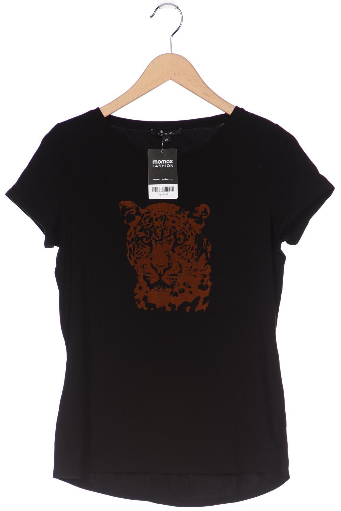 

Comma Damen T-Shirt, schwarz, Gr. 38