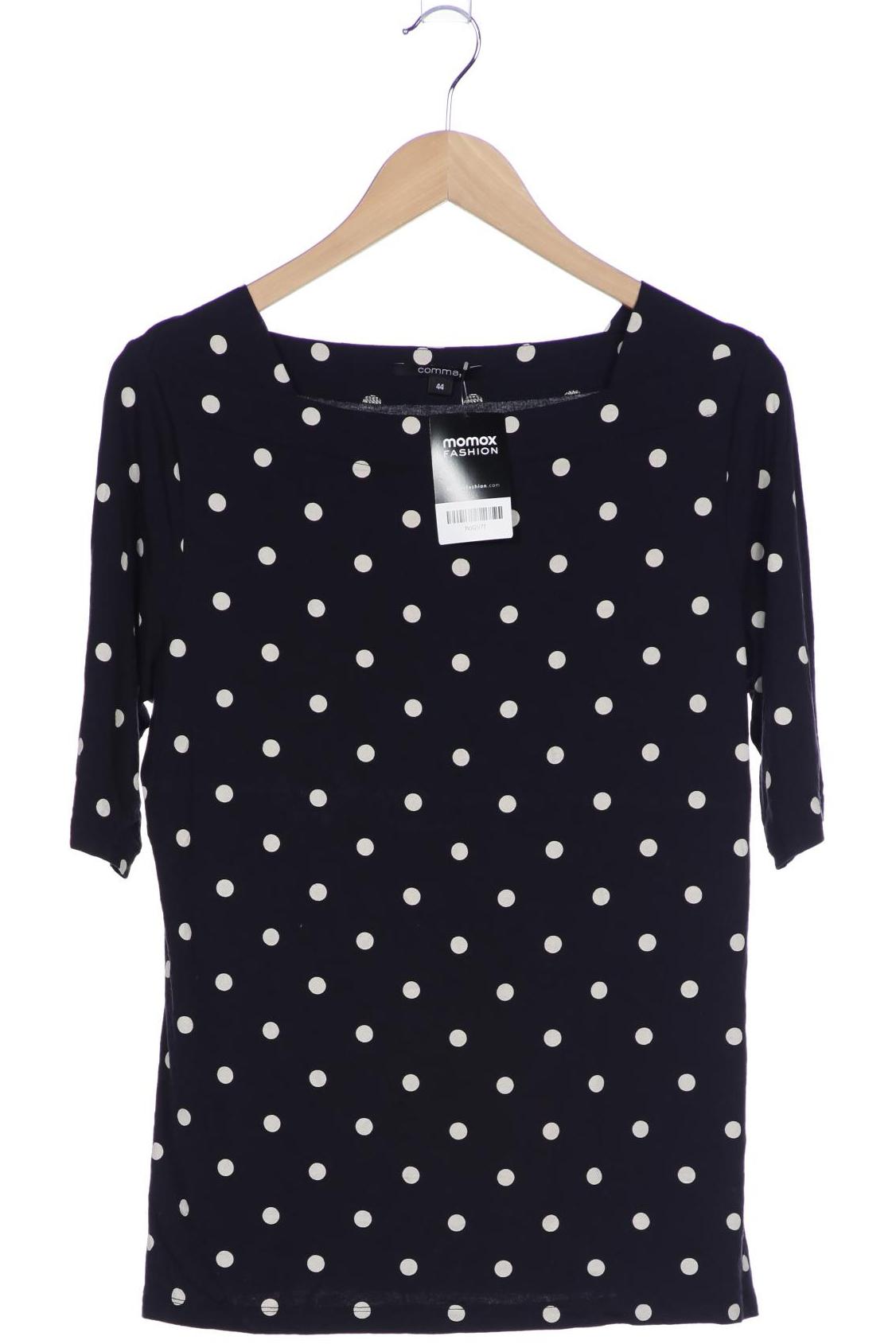 

Comma Damen T-Shirt, marineblau, Gr. 44