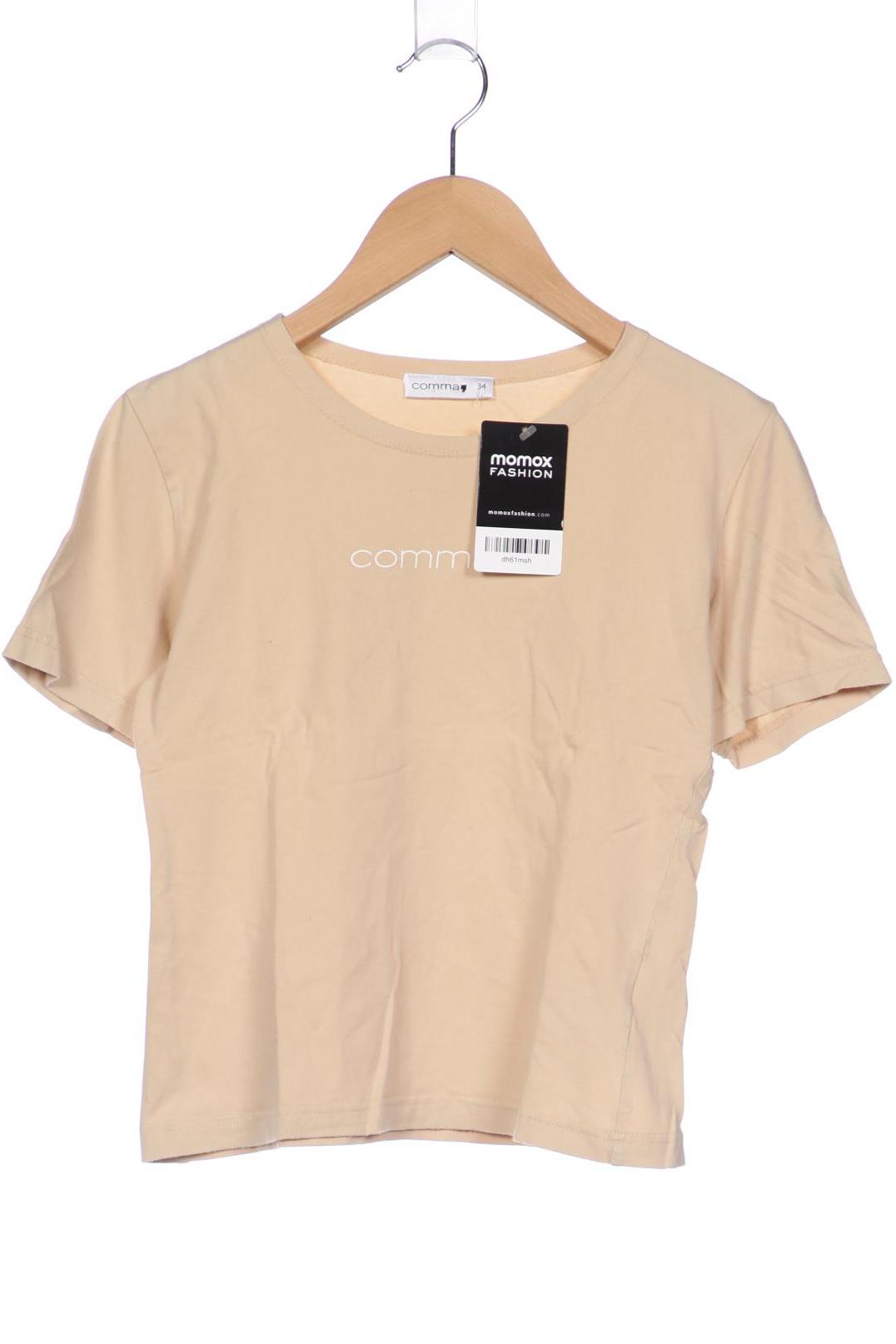 

Comma Damen T-Shirt, beige, Gr. 34
