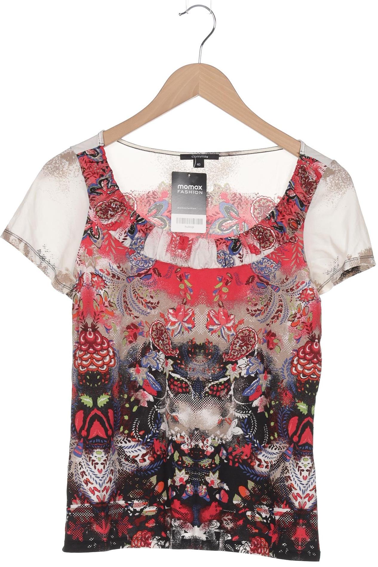 

Comma Damen T-Shirt, grau, Gr. 40
