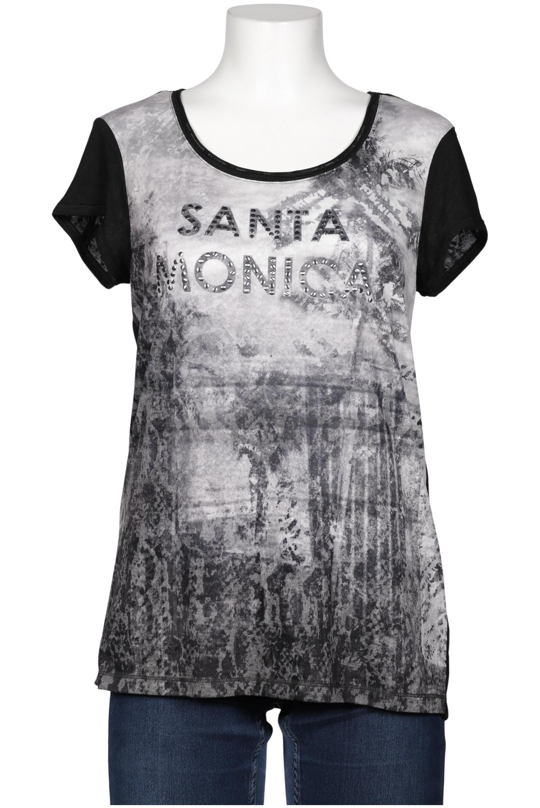

Comma Damen T-Shirt, schwarz, Gr. 40