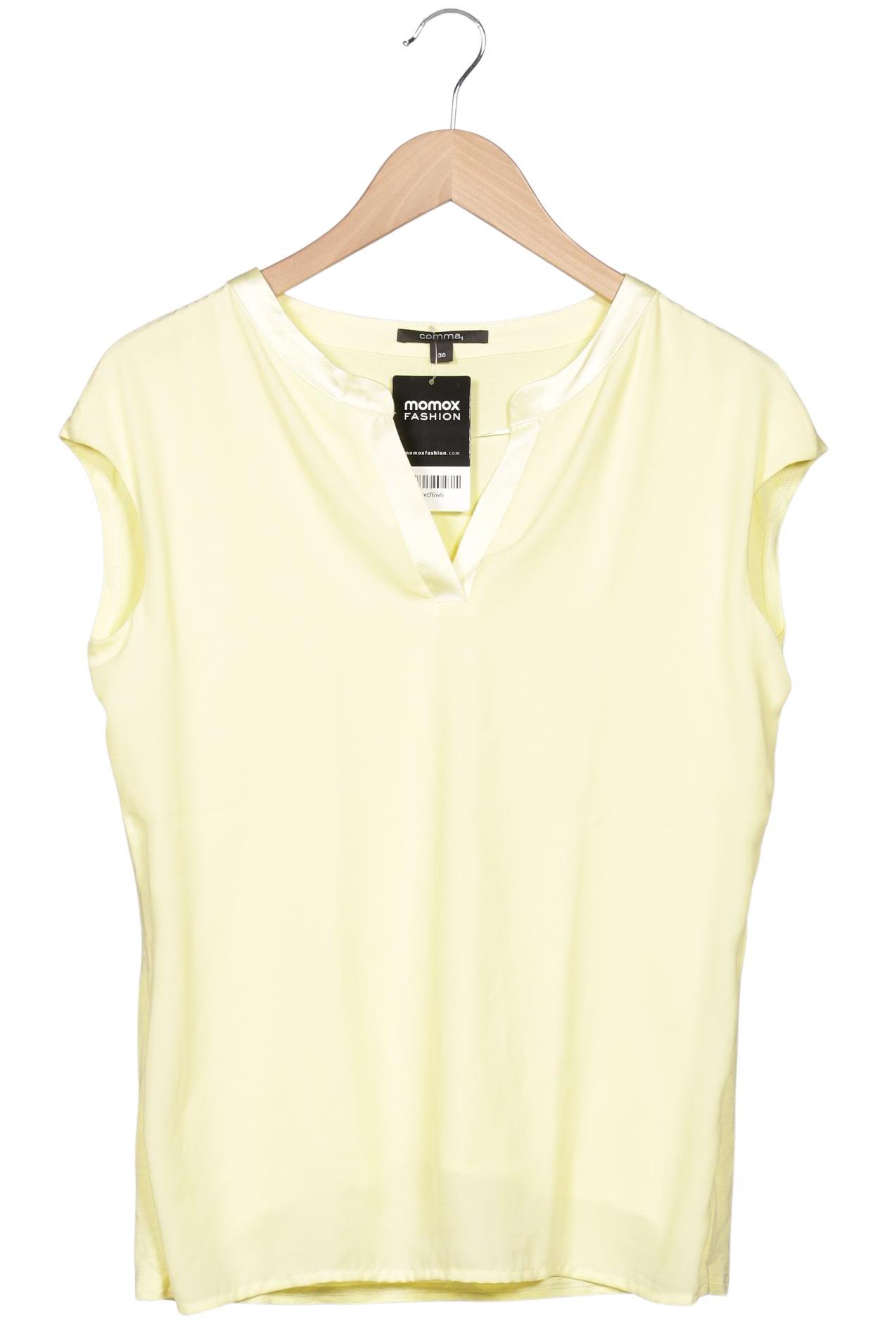 

Comma Damen T-Shirt, gelb, Gr. 36