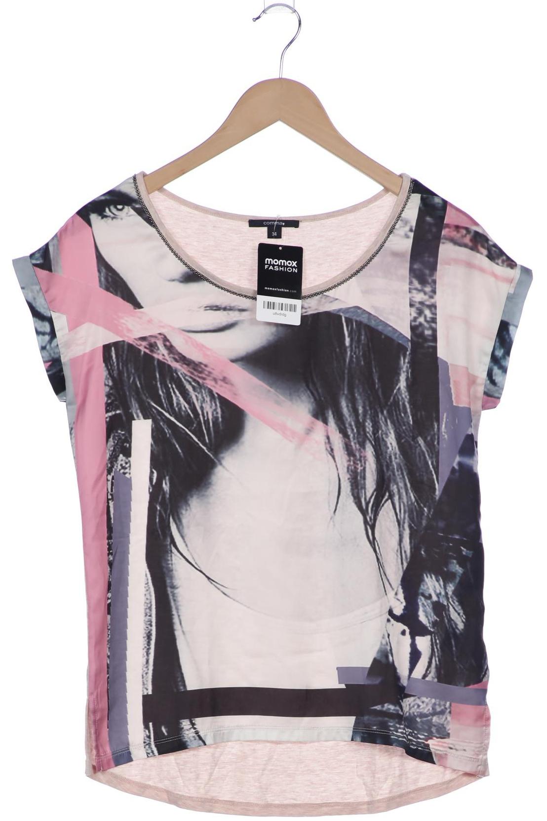 

Comma Damen T-Shirt, mehrfarbig, Gr. 34