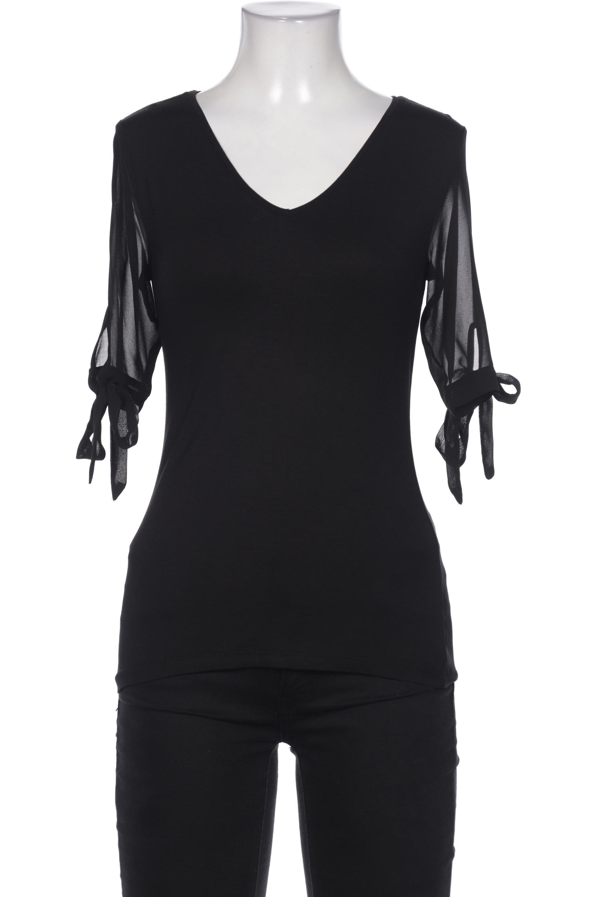 

Comma Damen T-Shirt, schwarz, Gr. 32