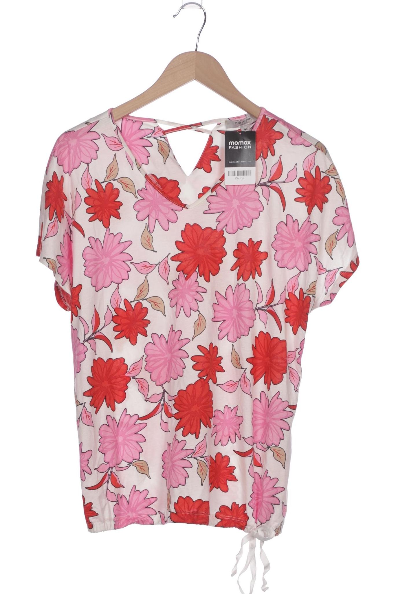 

Comma Damen T-Shirt, mehrfarbig, Gr. 42
