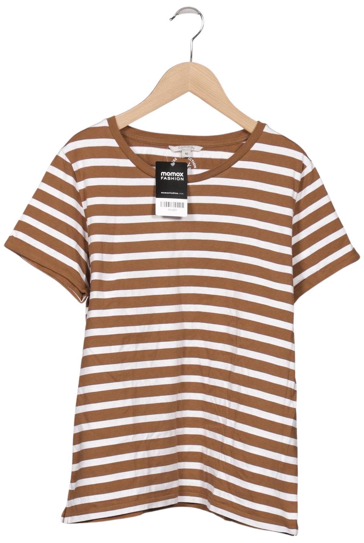 

Comma Damen T-Shirt, braun, Gr. 40
