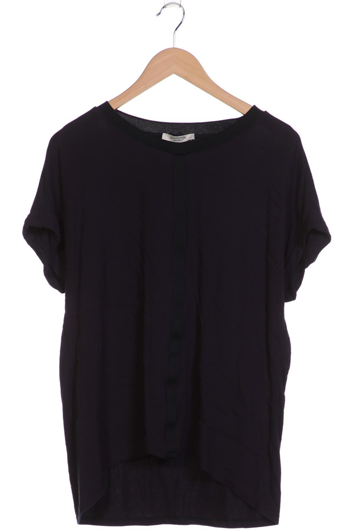 

Comma Damen T-Shirt, marineblau, Gr. 44