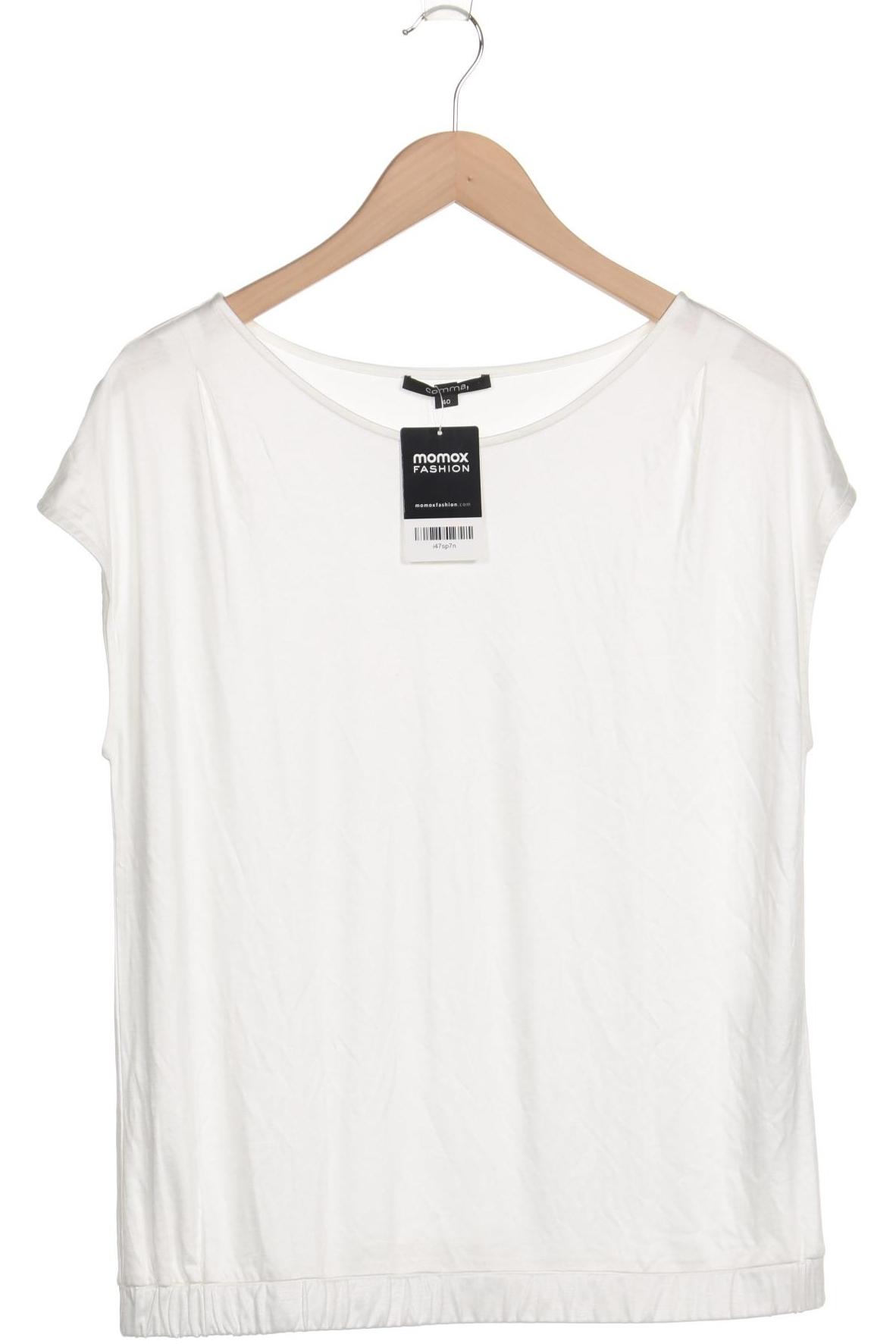 

Comma Damen T-Shirt, weiß, Gr. 40