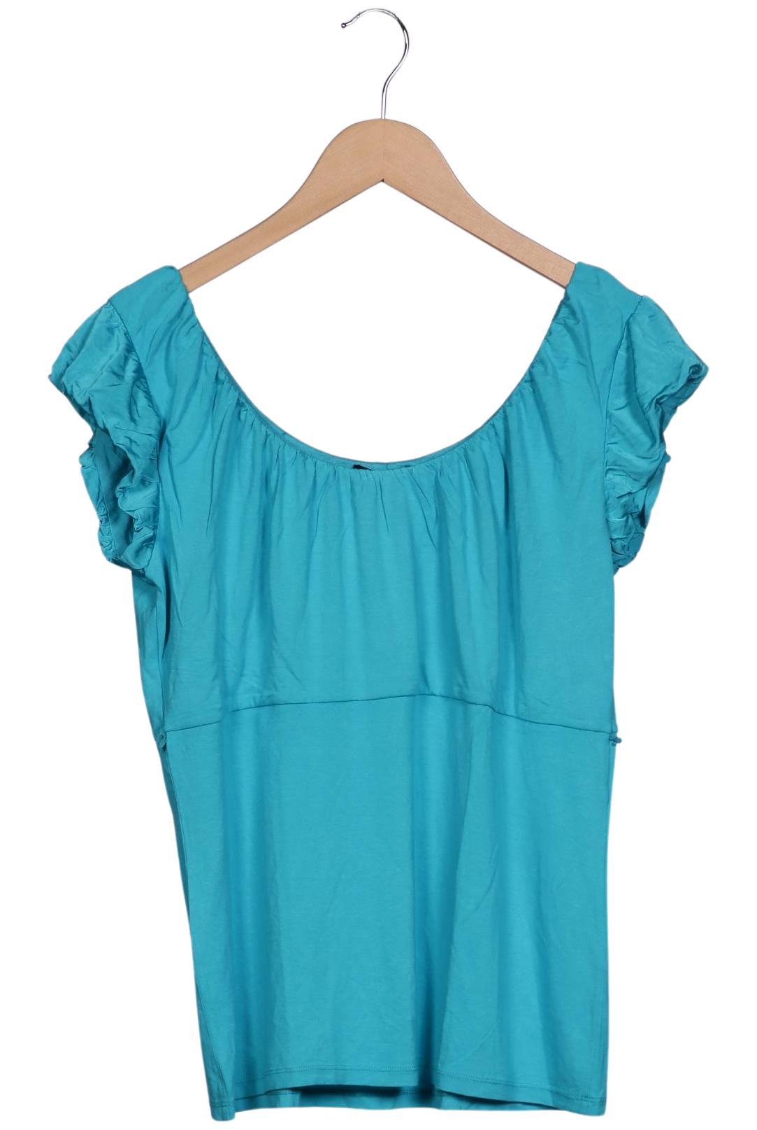 

Comma Damen T-Shirt, türkis, Gr. 42