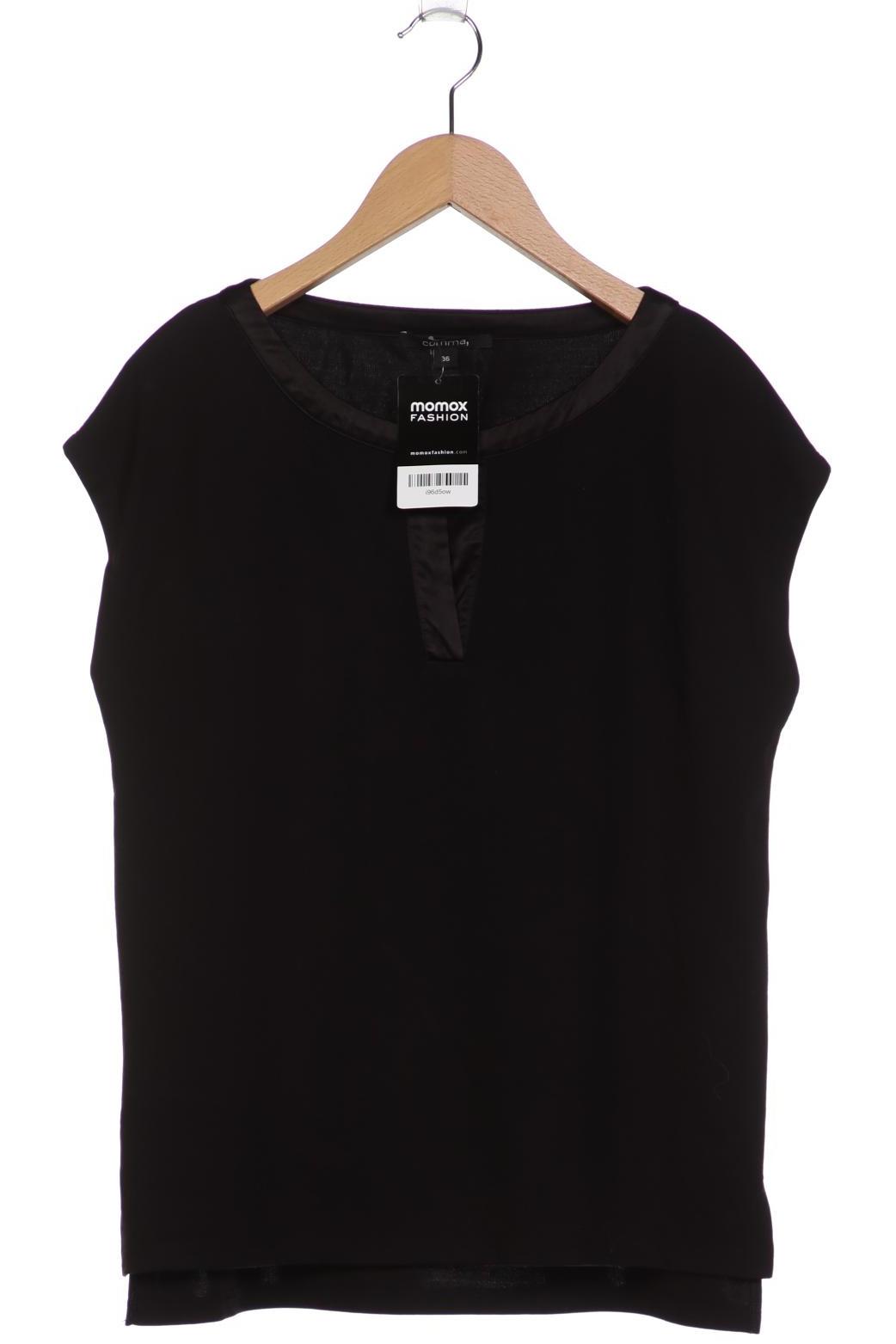 

Comma Damen T-Shirt, schwarz, Gr. 36