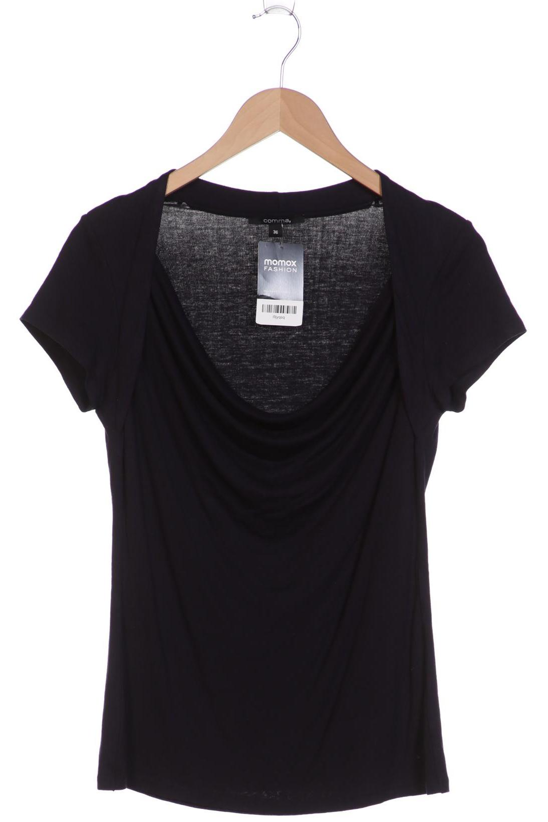 

Comma Damen T-Shirt, marineblau
