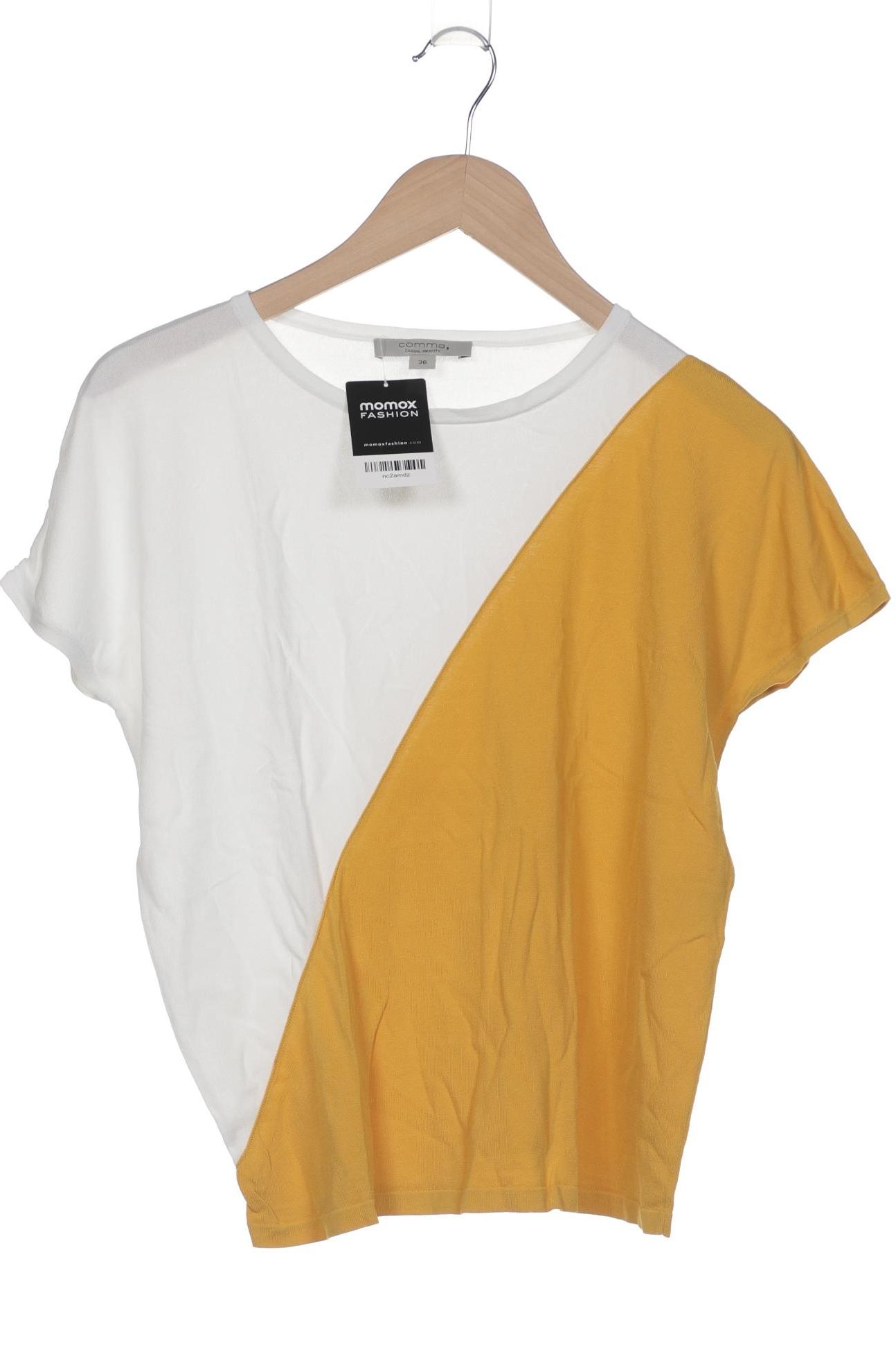 

Comma Damen T-Shirt, gelb, Gr. 36