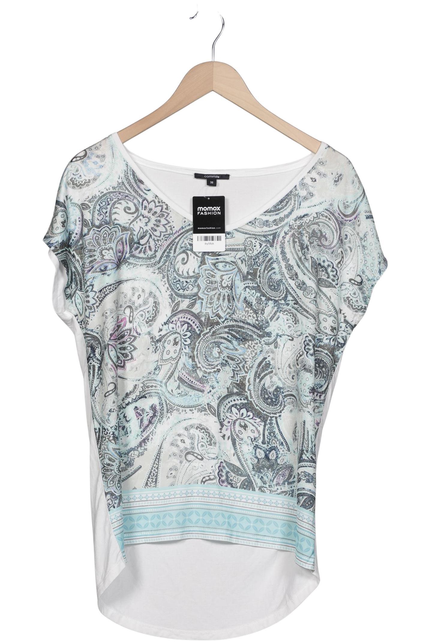 

Comma Damen T-Shirt, mehrfarbig, Gr. 38