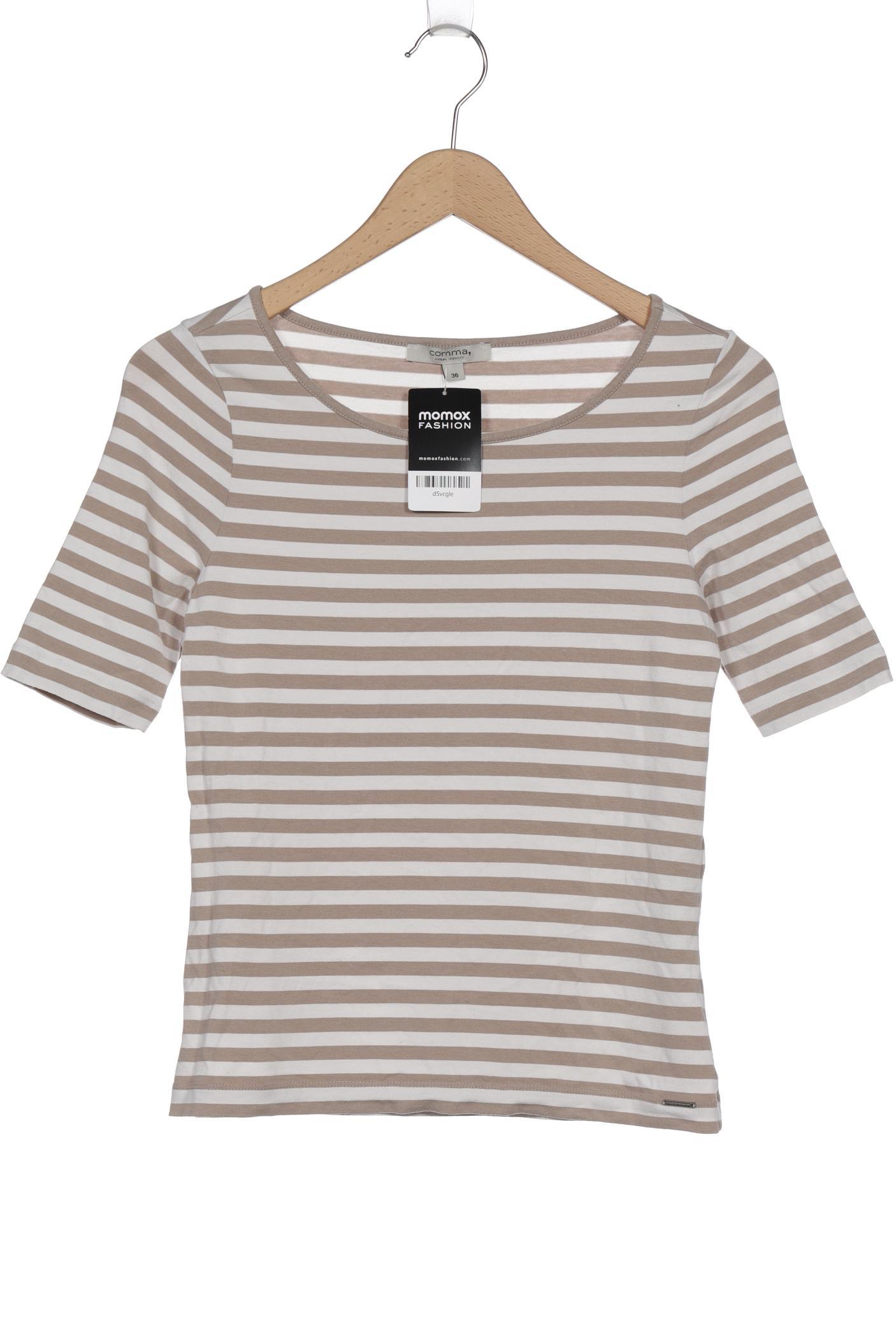 

Comma Damen T-Shirt, beige, Gr. 36