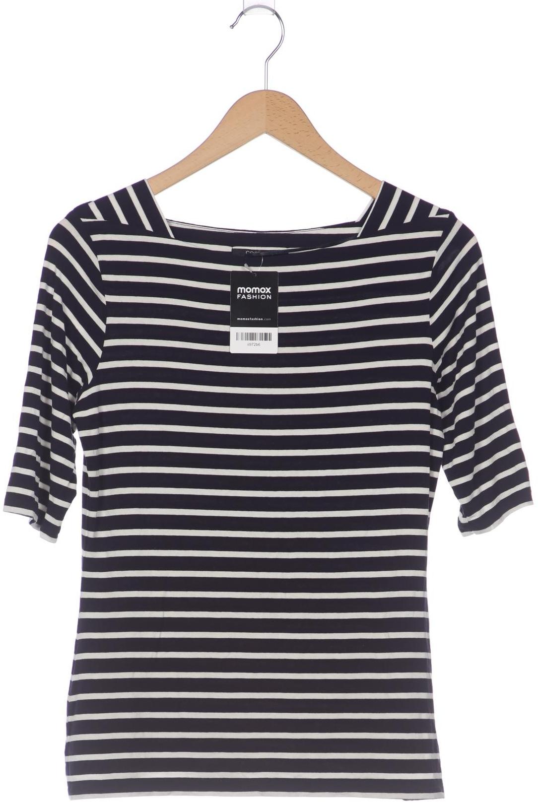 

Comma Damen T-Shirt, marineblau, Gr. 38