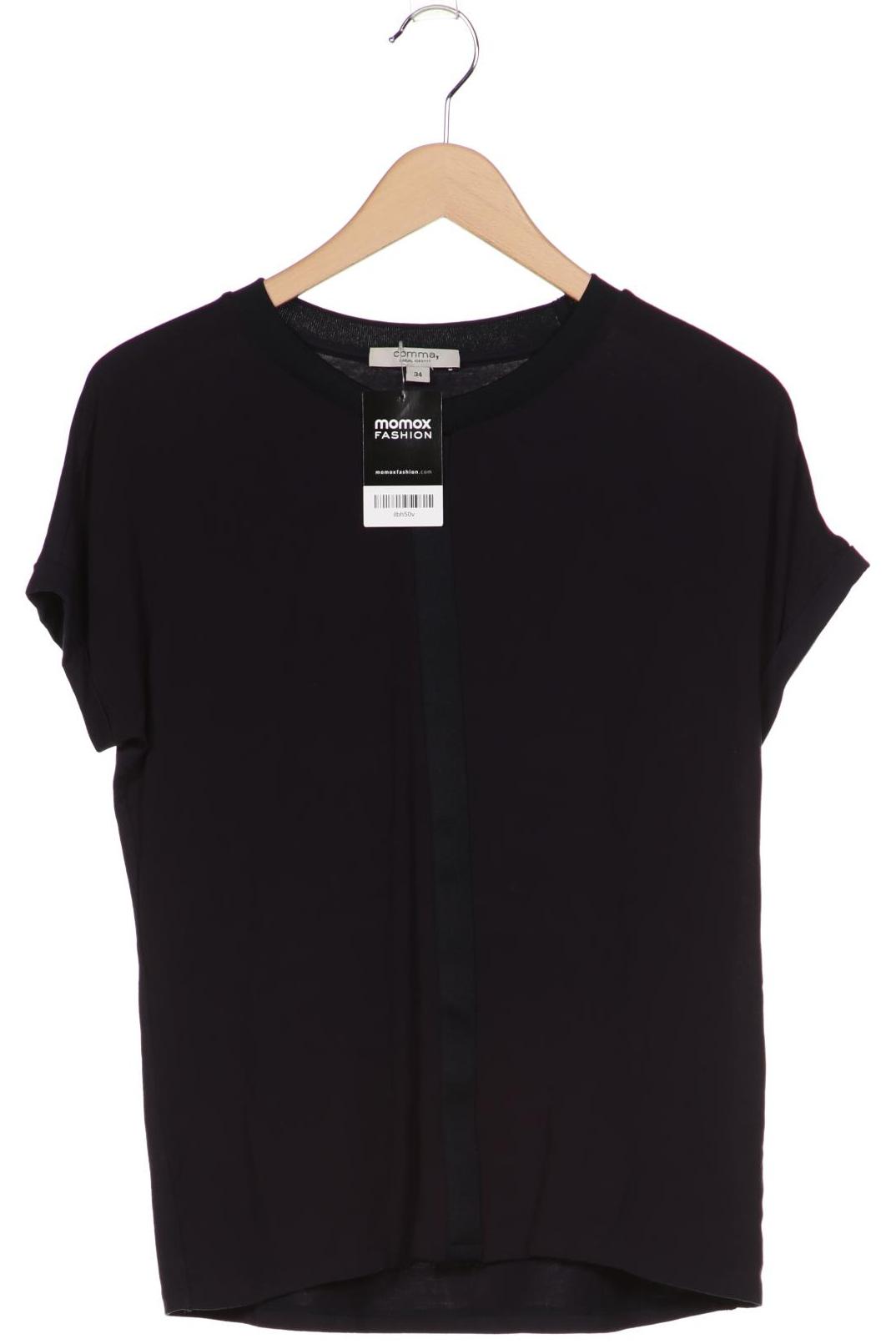 

Comma Damen T-Shirt, marineblau