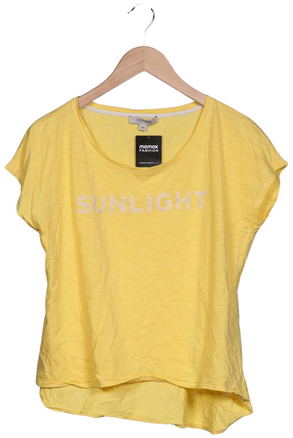 

Comma Damen T-Shirt, gelb, Gr. 40