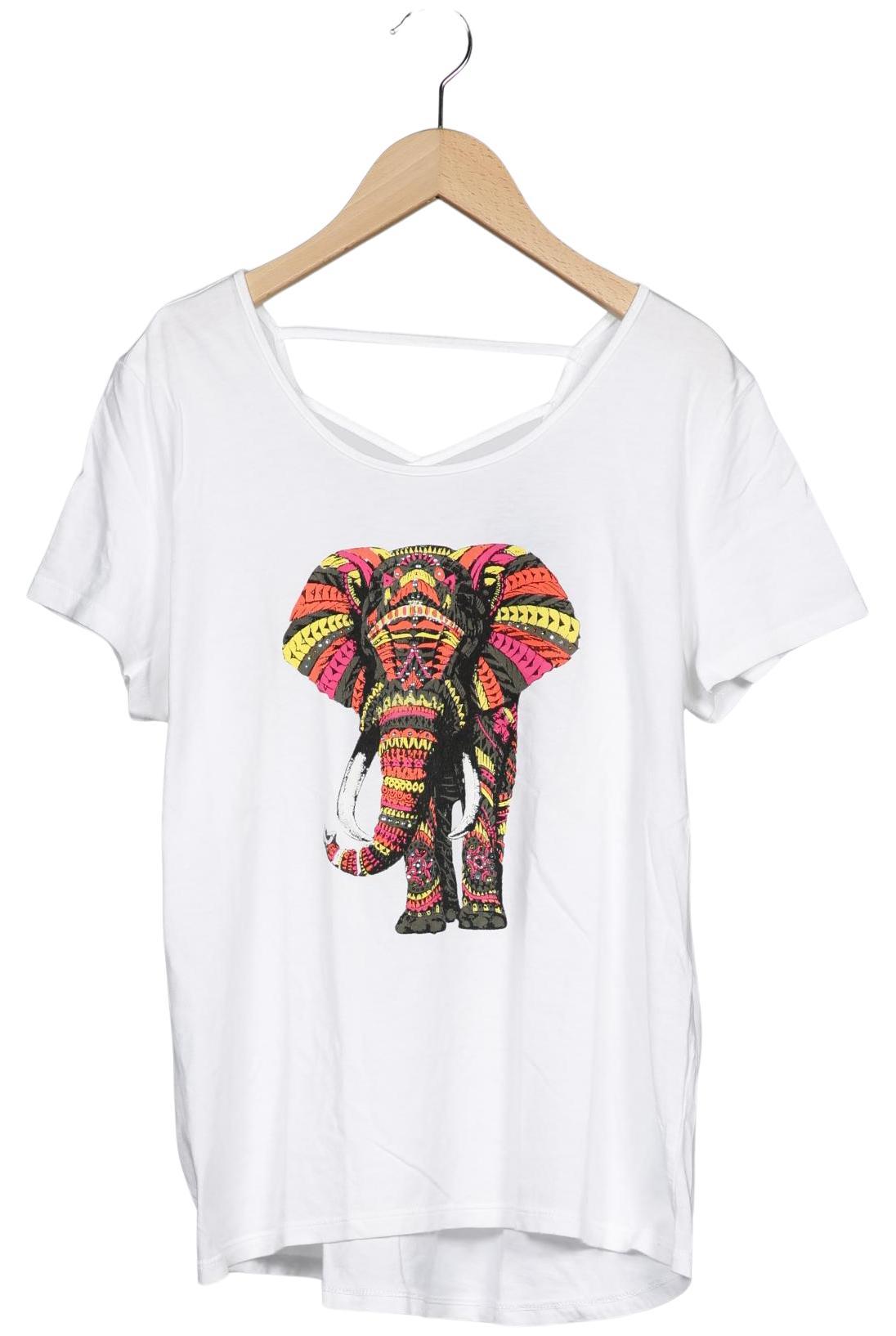 

Comma Damen T-Shirt, weiß, Gr. 40