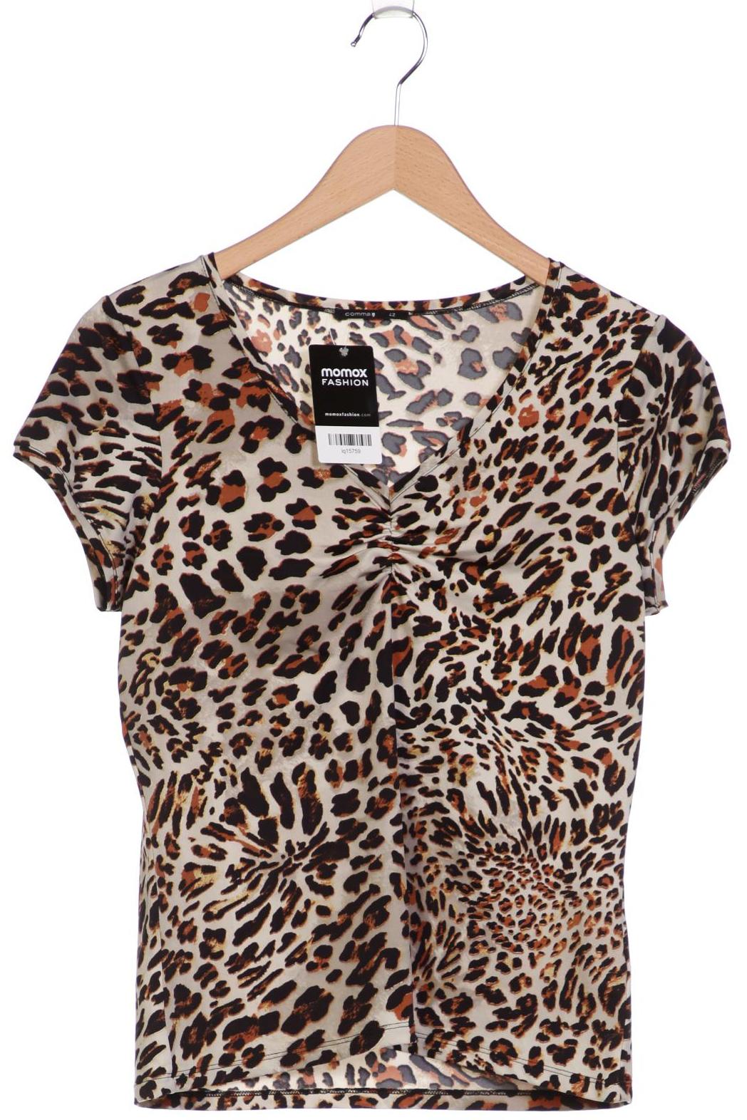 

Comma Damen T-Shirt, grau, Gr. 42