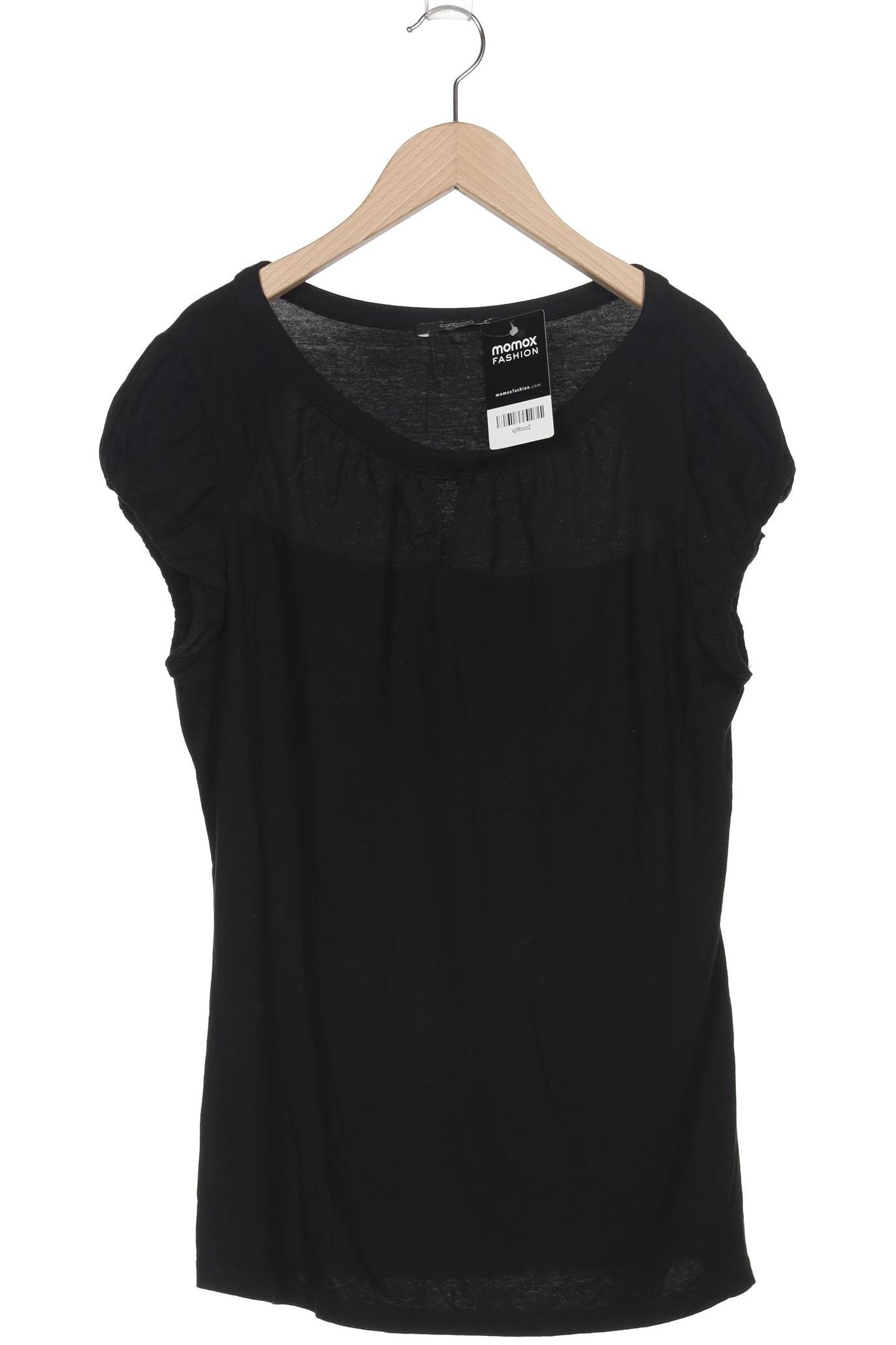 

Comma Damen T-Shirt, schwarz, Gr. 42
