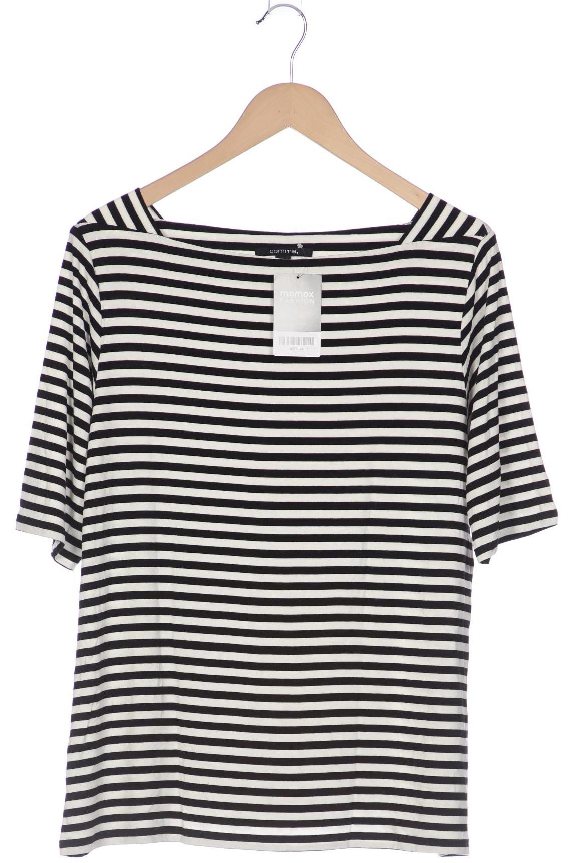 

Comma Damen T-Shirt, schwarz, Gr. 46