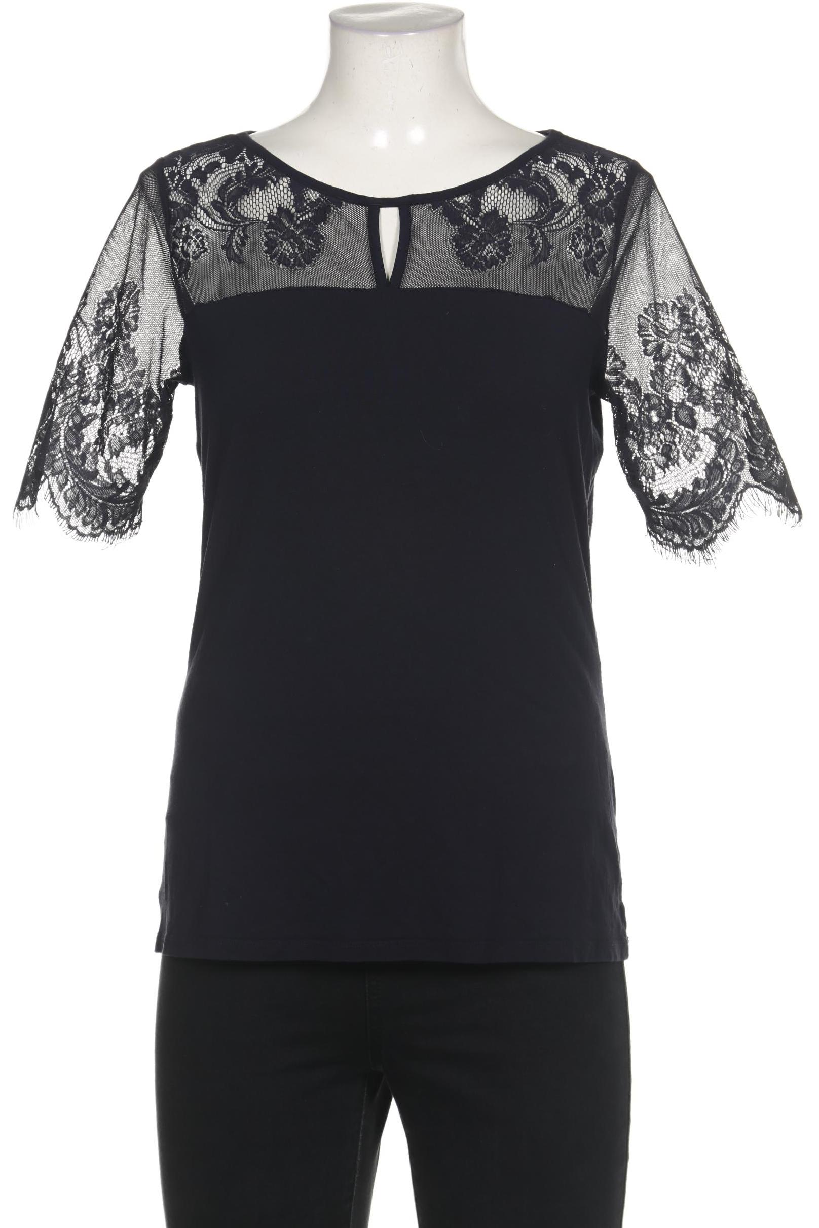 

Comma Damen T-Shirt, marineblau, Gr. 40