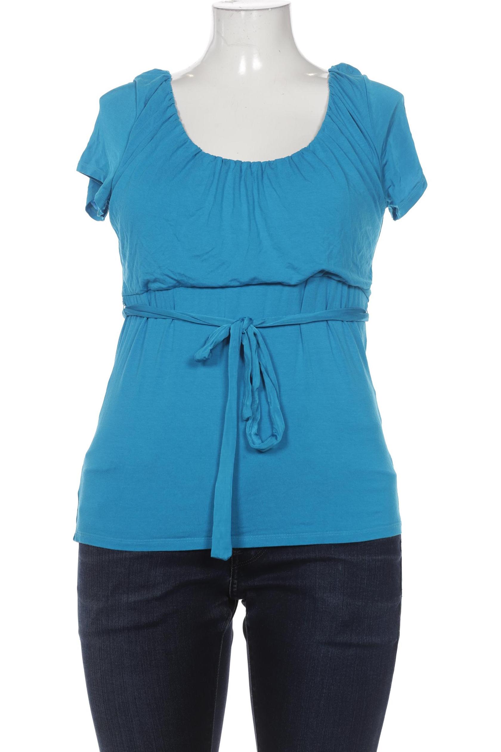 

Comma Damen T-Shirt, blau, Gr. 42