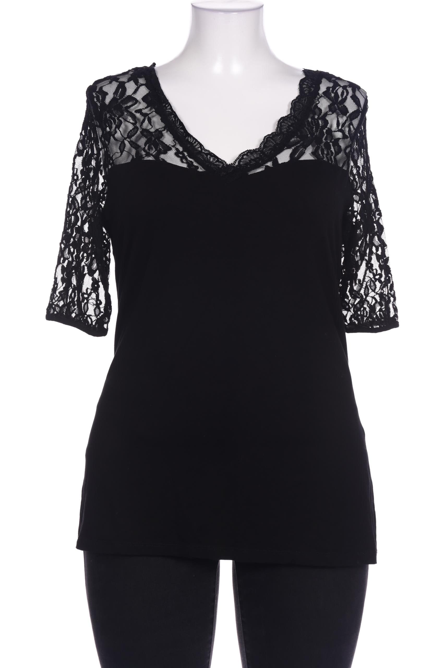 

Comma Damen T-Shirt, schwarz, Gr. 44