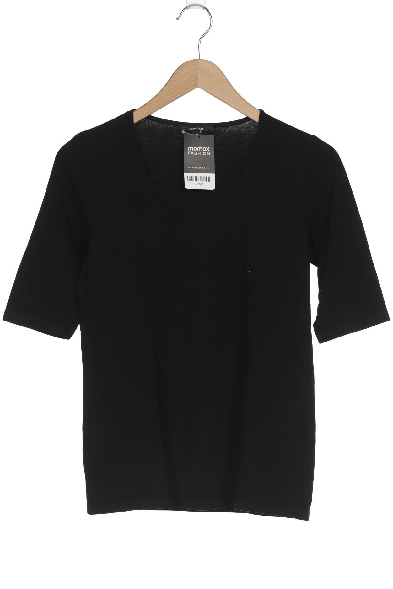 

Comma Damen T-Shirt, schwarz