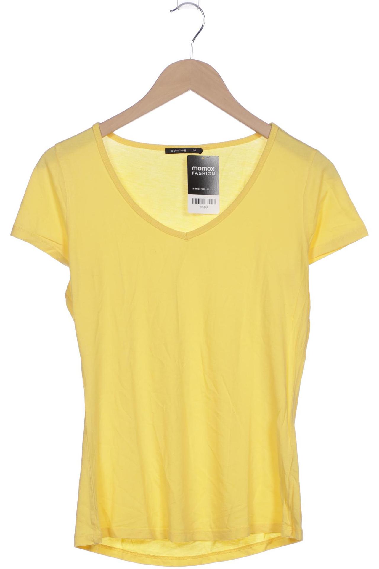 

Comma Damen T-Shirt, gelb, Gr. 40
