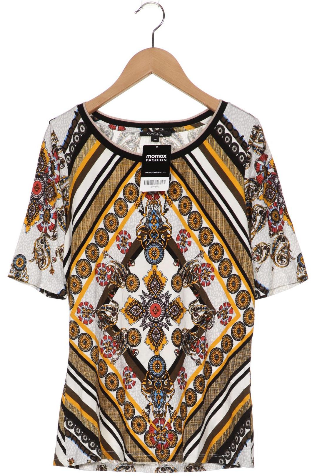 

Comma Damen T-Shirt, mehrfarbig