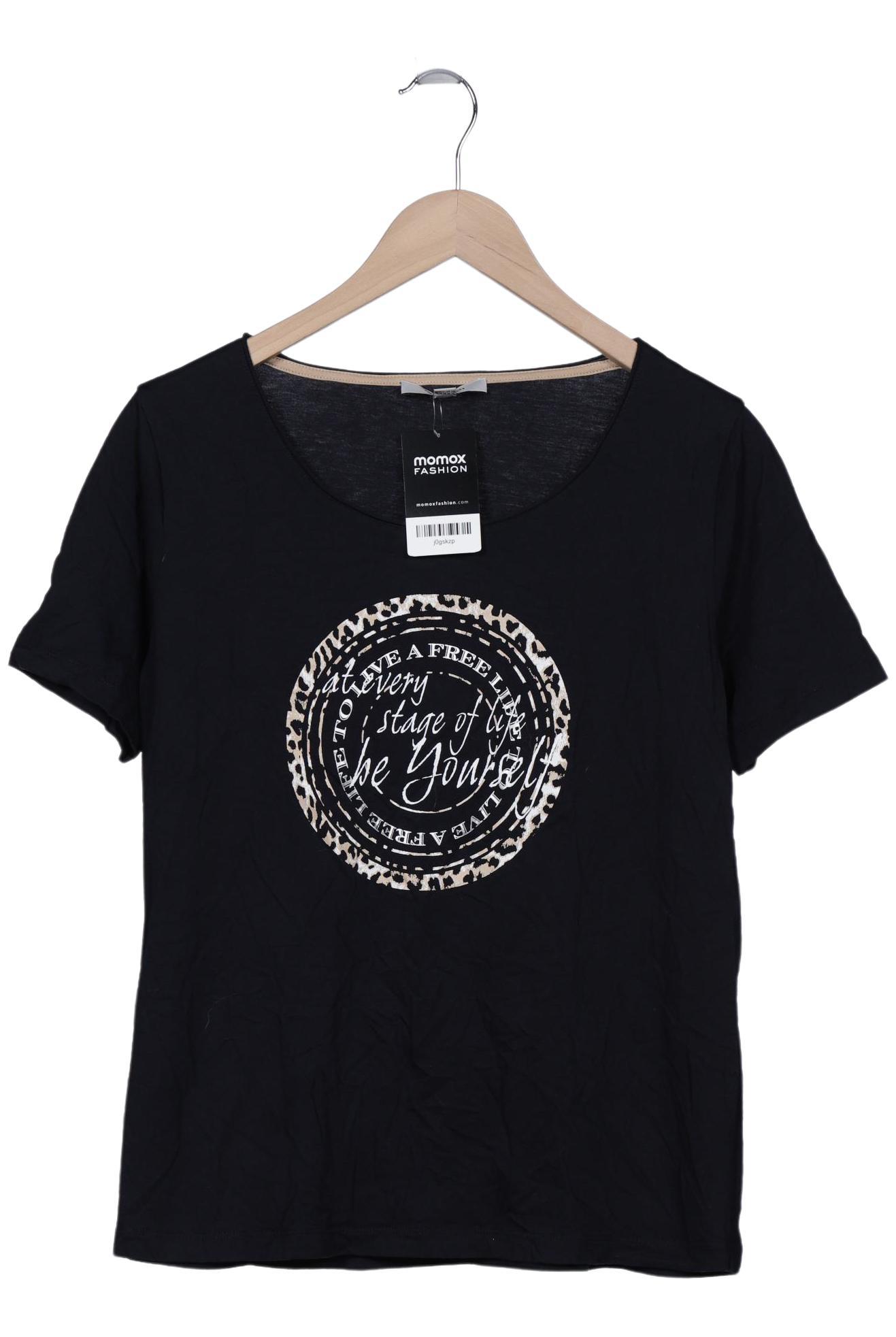 

Comma Damen T-Shirt, marineblau, Gr. 44
