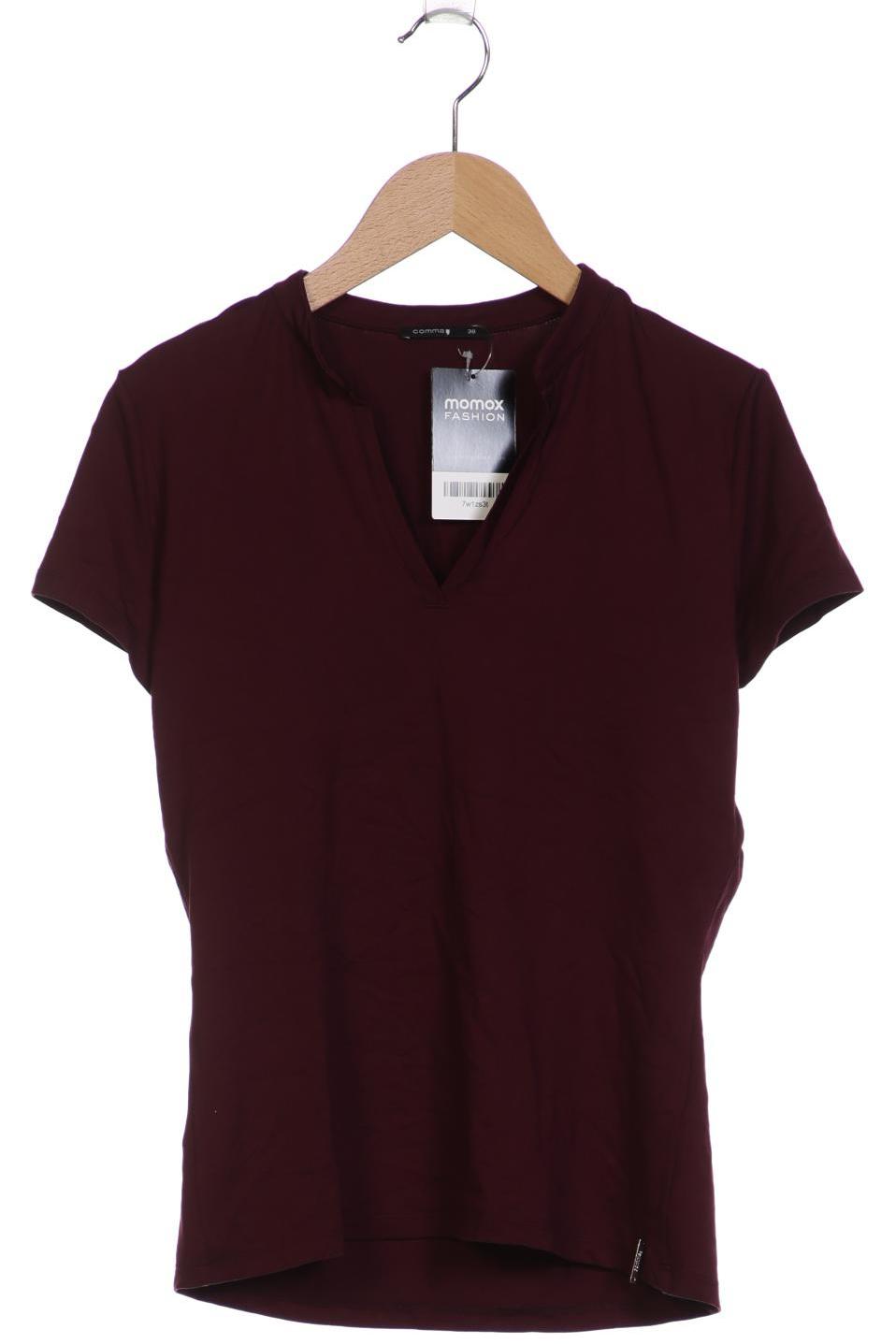 

Comma Damen T-Shirt, bordeaux, Gr. 38