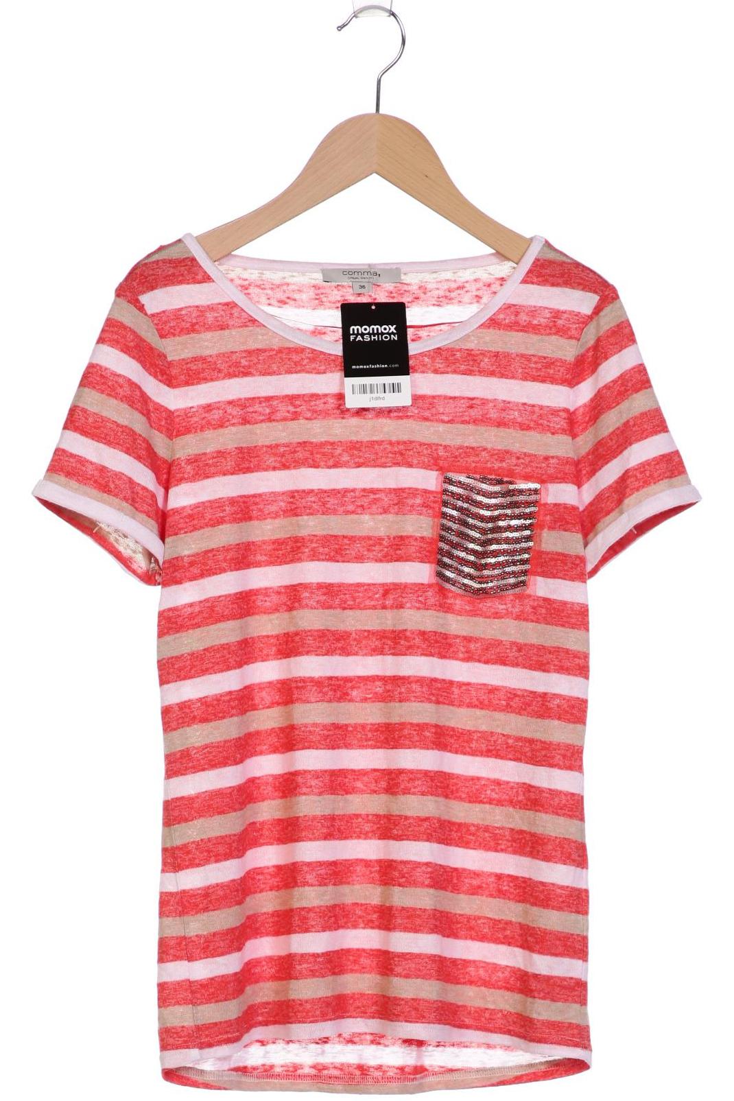 

Comma Damen T-Shirt, rot, Gr. 36