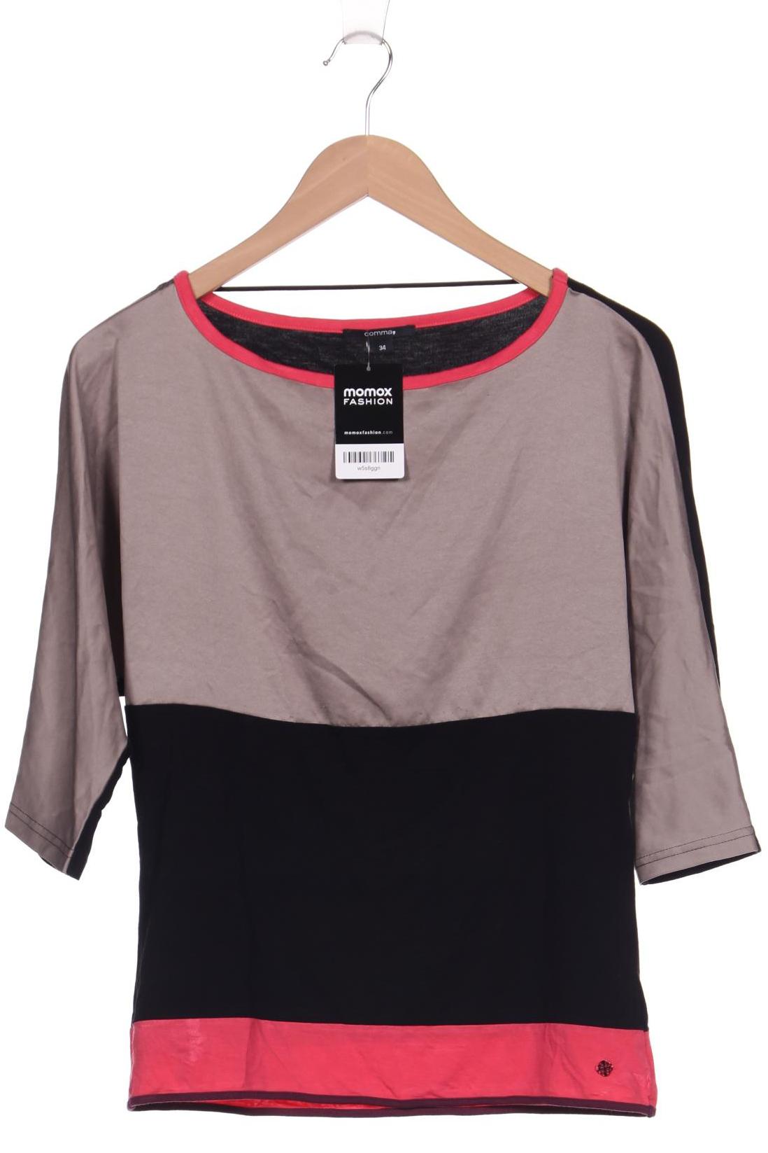 

Comma Damen T-Shirt, schwarz