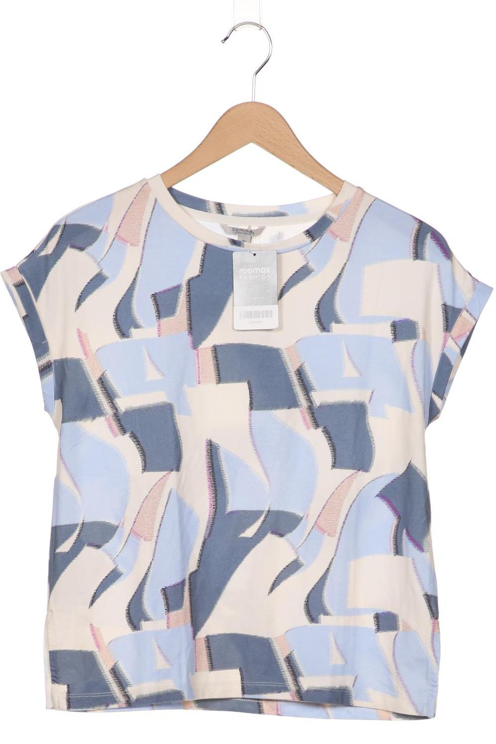 

Comma Damen T-Shirt, hellblau, Gr. 36