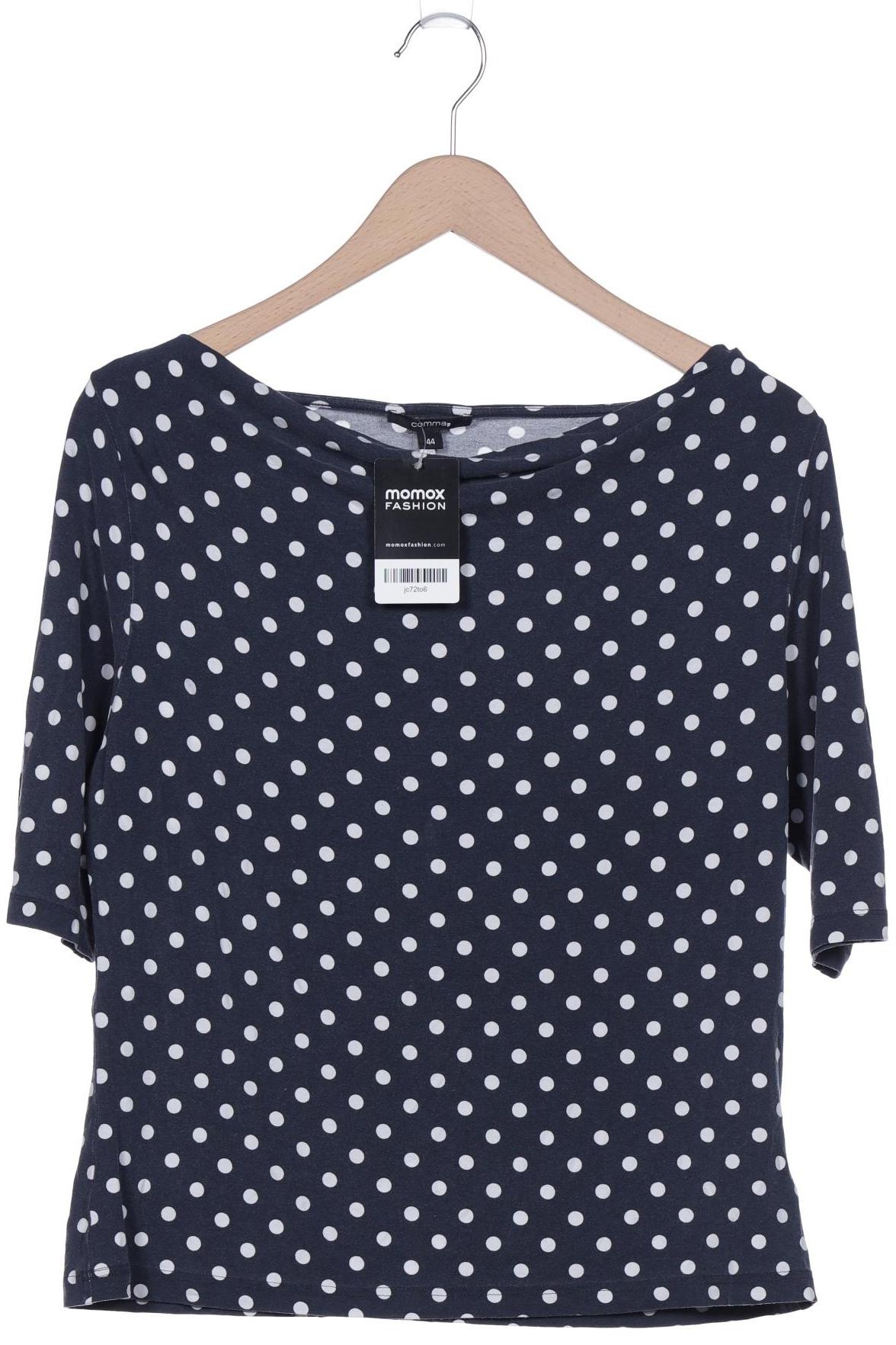 

Comma Damen T-Shirt, marineblau