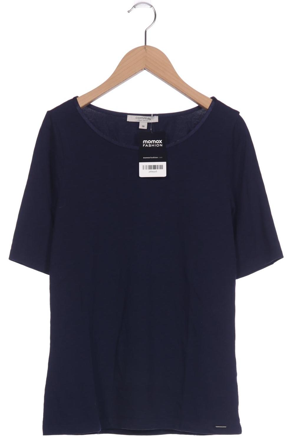 

Comma Damen T-Shirt, marineblau, Gr. 38