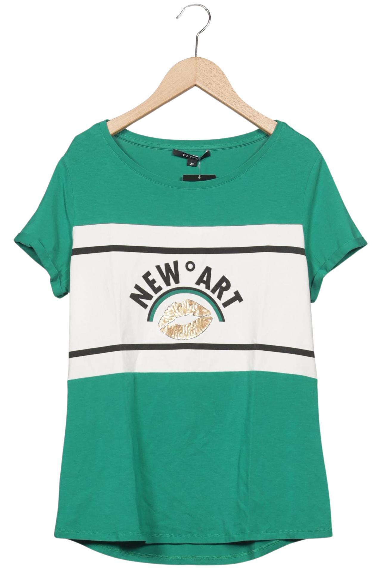 

Comma Damen T-Shirt, mehrfarbig, Gr. 38