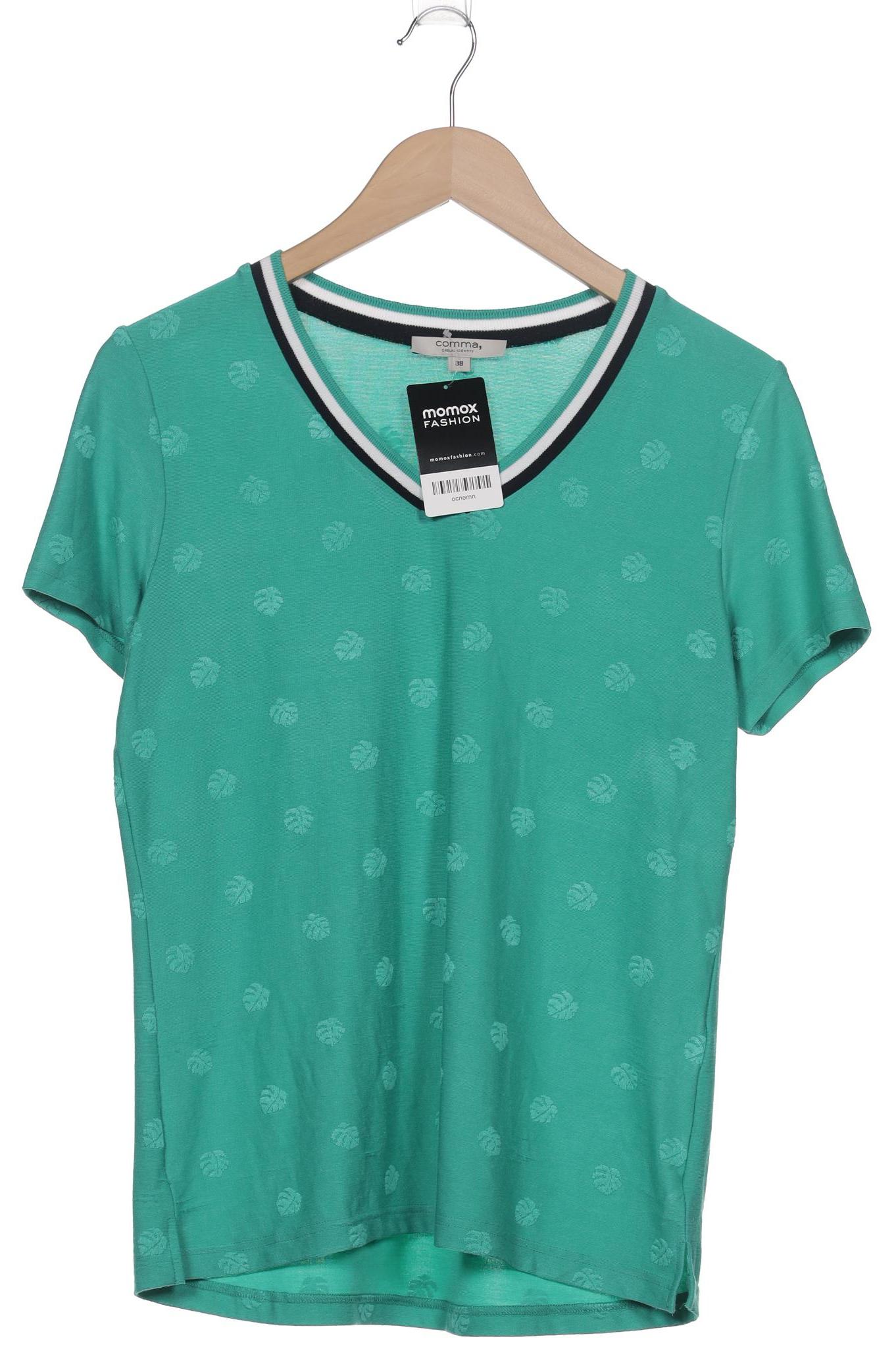 

Comma Damen T-Shirt, türkis, Gr. 38