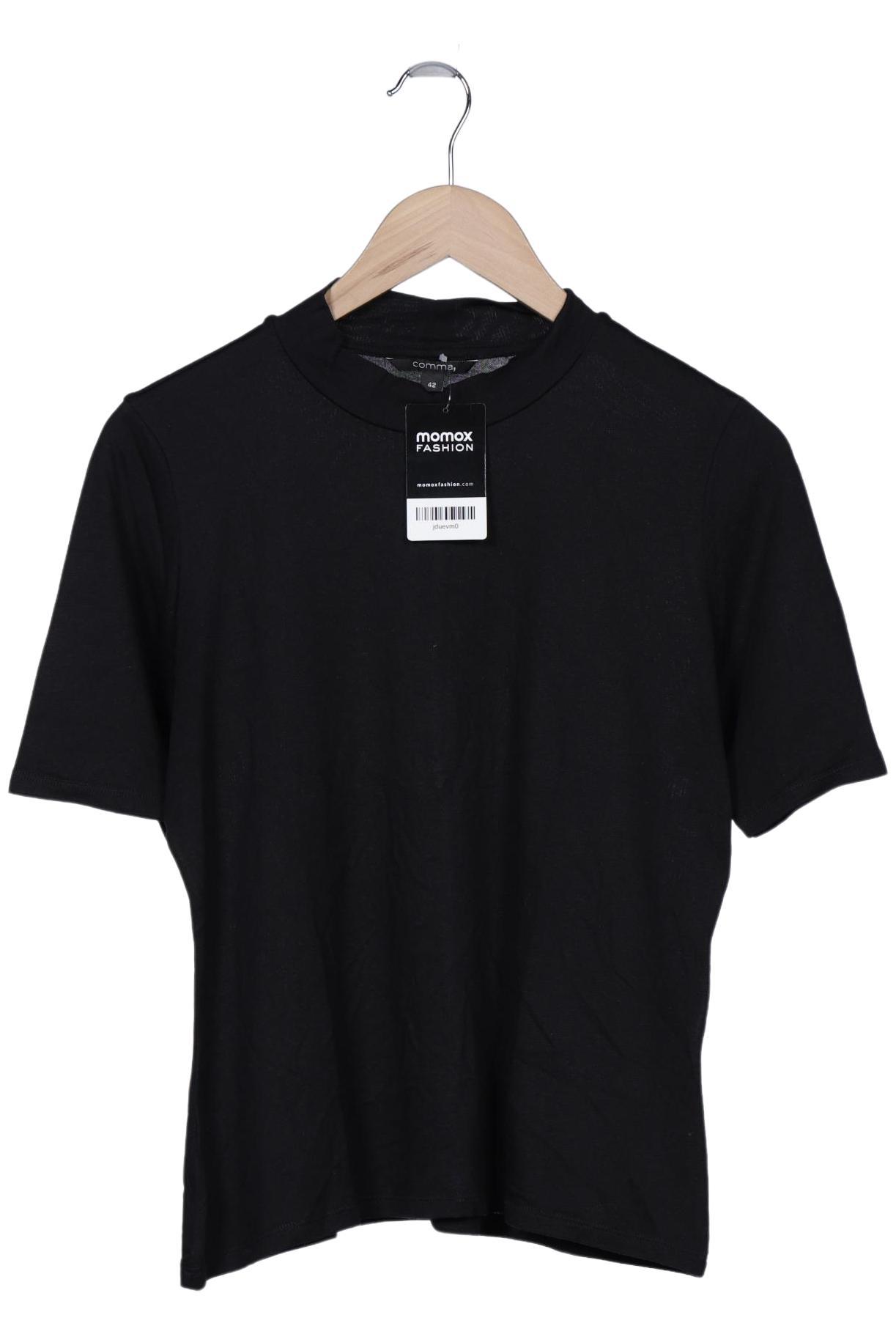 

Comma Damen T-Shirt, schwarz, Gr. 42